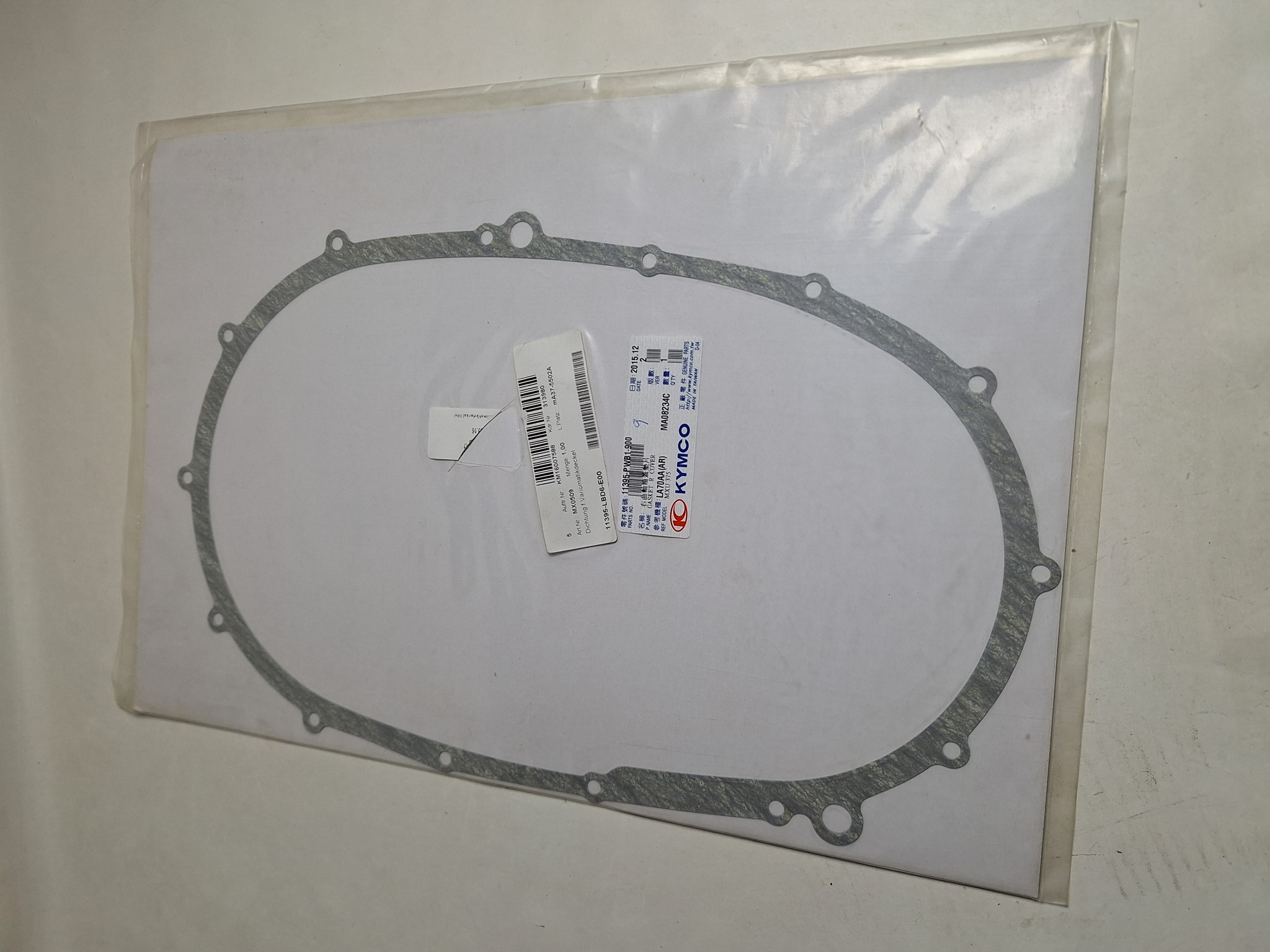 Picture of Kymco  MAXXER450I SE IRS EURO4  DICHTUNG VARIODECKEL  11395-PWB1-900